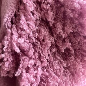 Pink Textured Knit sweater